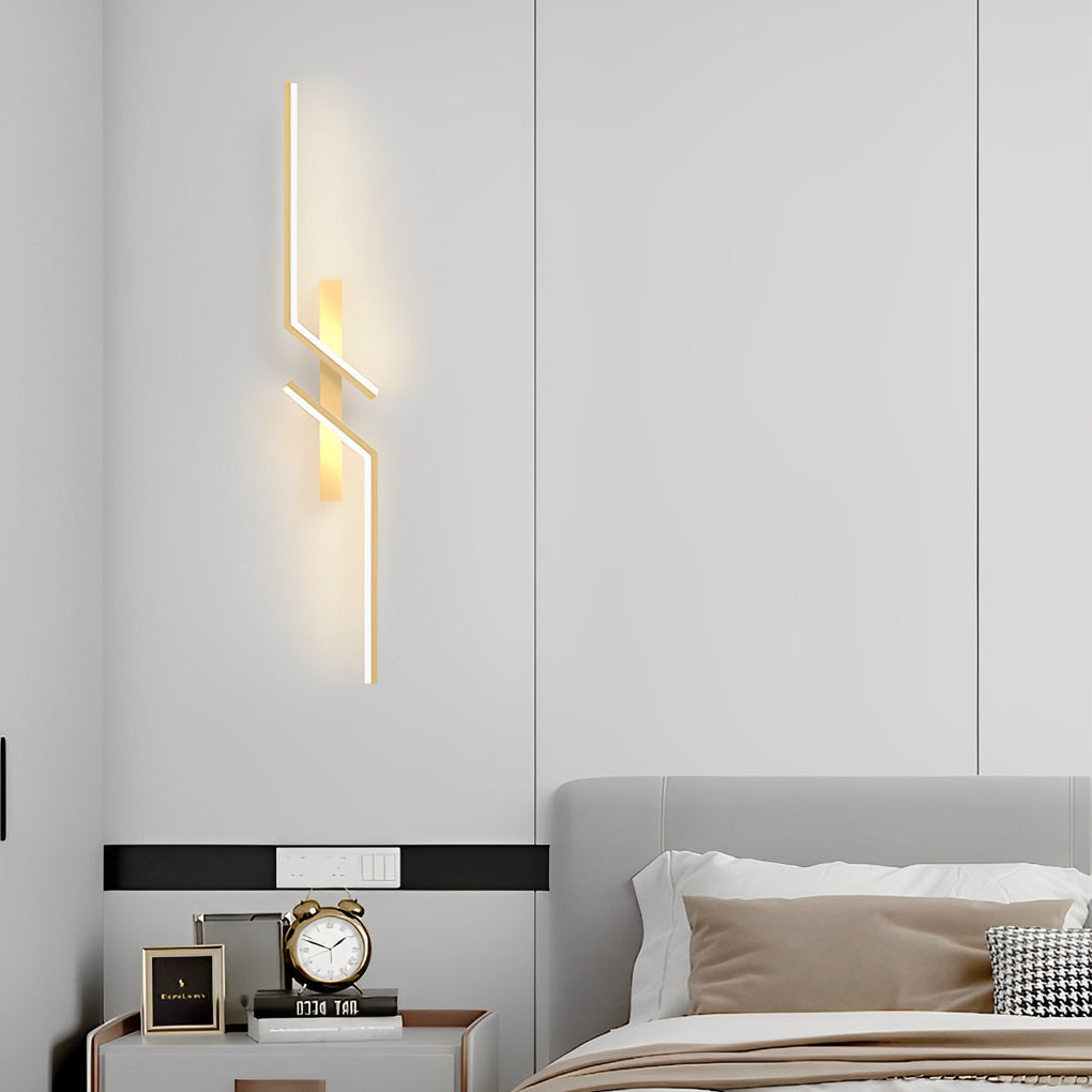 Geometric Wall Sconce Symmetrical Creative LED Light
