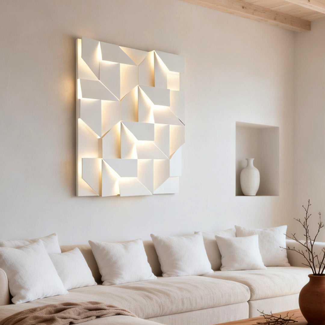 Geometric Wall Sconce Light Artistic Dimming LED Light