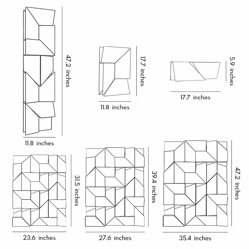 Geometric Wall Sconce Light Artistic Dimming LED Light