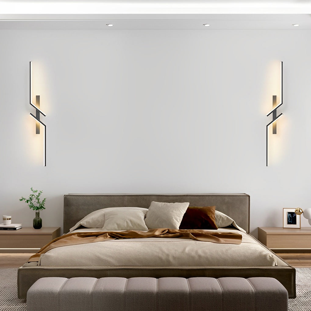 Geometric Wall Sconce Symmetrical Creative LED Light
