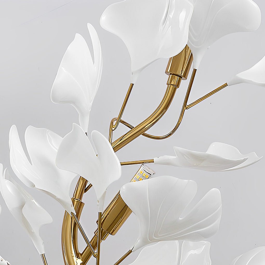 Leaves Branches 3 Step Dimming Gold Nordic Wall Lights Fixture