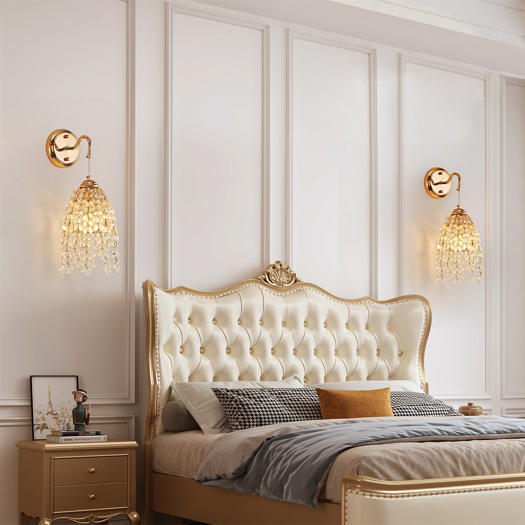 LED Wall Light Decor Luxury Minimalist Crystal Ambient Lamp