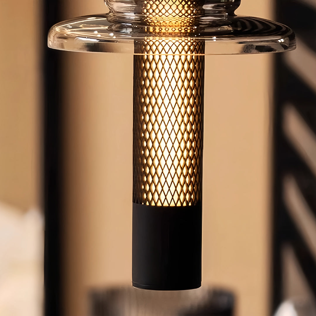 Glass Pendants Lights Minimalist Geometric Ceiling Light