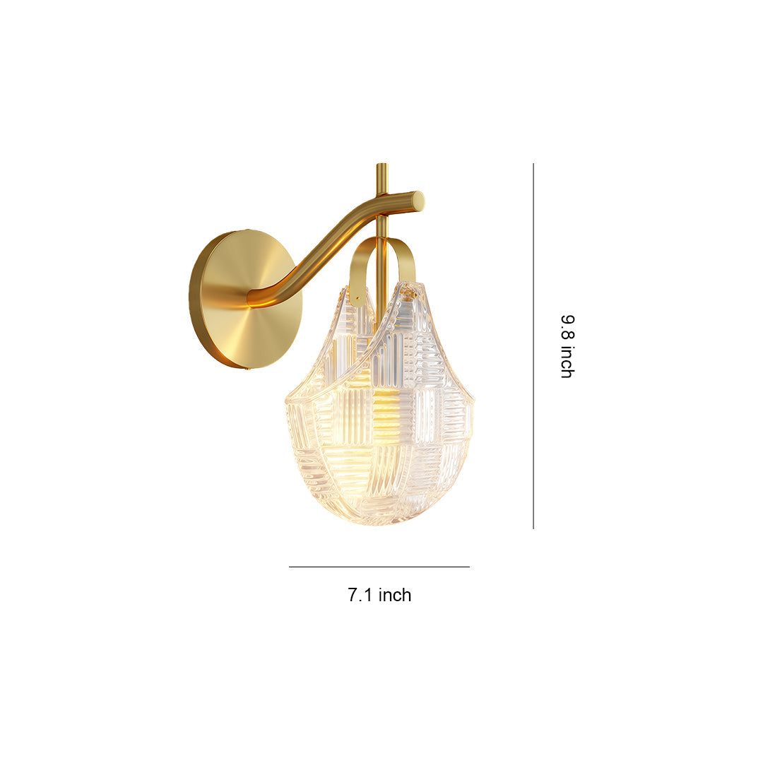 Luxury Minimalist Glass Wall Sconce