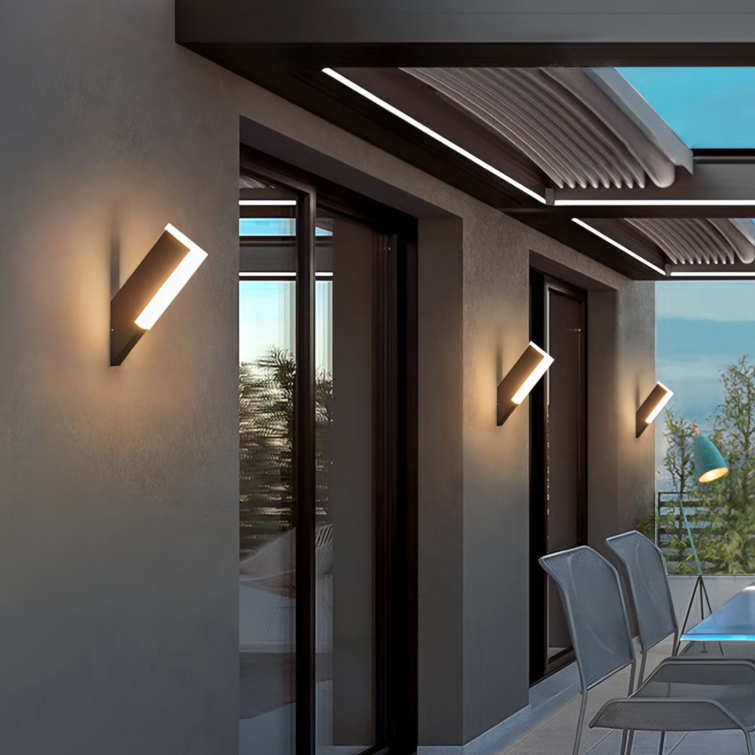 Outdoor Wall Lantern Light Fixtures Waterproof Courtyard Lamp