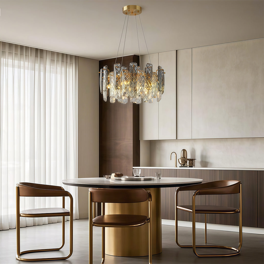 Contemporary Crystal Chandeliers LED Ceiling Light