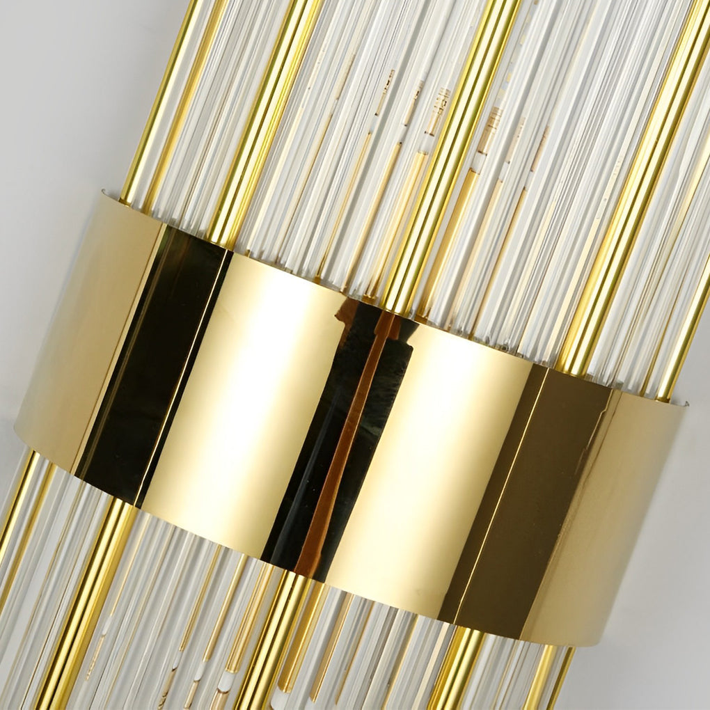 Gold and Crystal Wall Sconces Luxury LED Modern Light