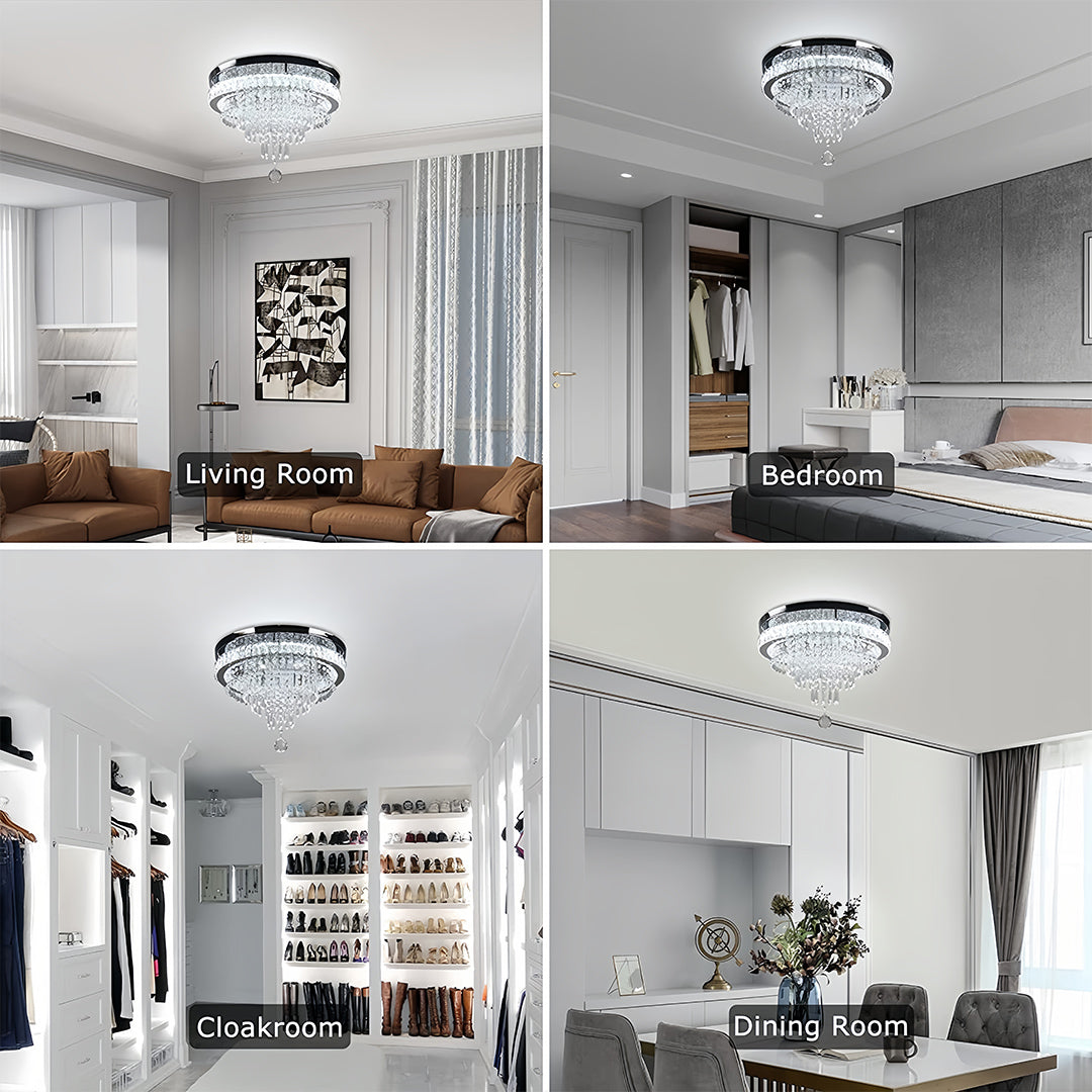 Gold Flush Mount Lights Modern Luxury Round Flush Mount Light