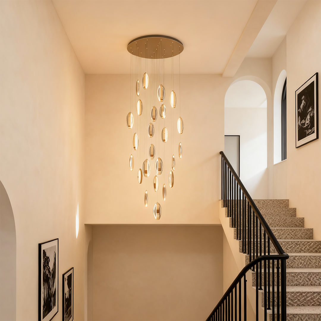 Gold Modern Chandelier Möbius Luxury Decorative Ceiling Light