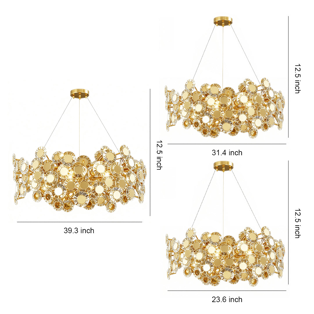 Gold Modern Chandeliar Luxury Creative Ceiling Light