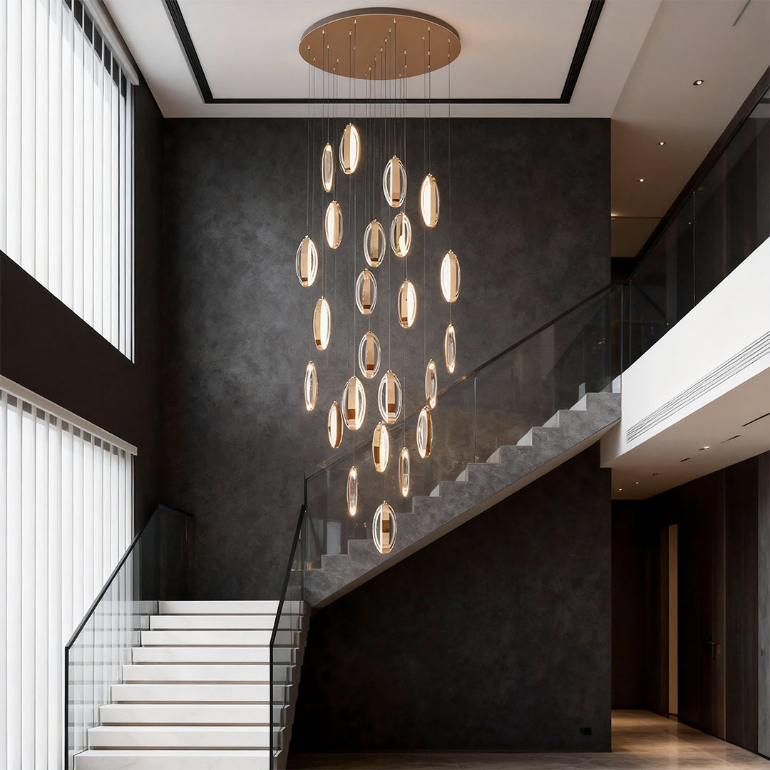 Gold Modern Chandelier Möbius Luxury Decorative Ceiling Light