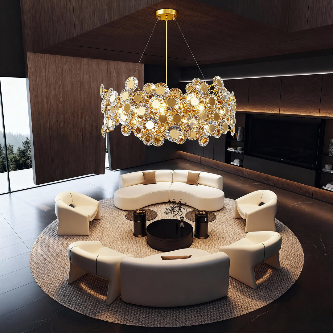 Gold Modern Chandeliar Luxury Creative Ceiling Light