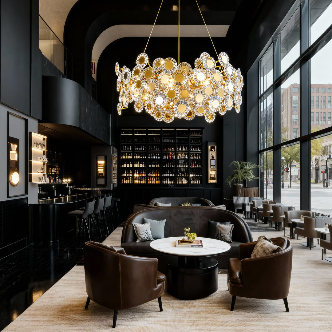 Gold Modern Chandeliar Luxury Creative Ceiling Light