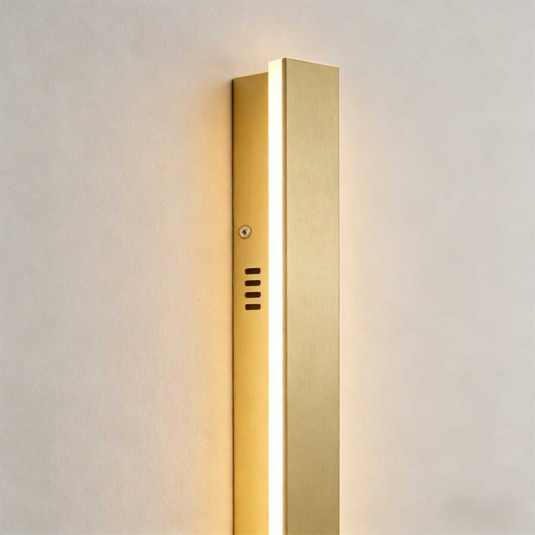 Gold Outdoor Wall Light Outdoor Minimalist Linear LED Light