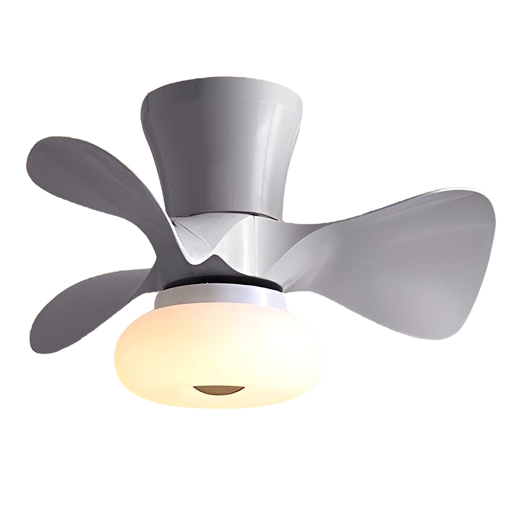 Macaron Ceiling Fan with Light Modern Decoration LED Light