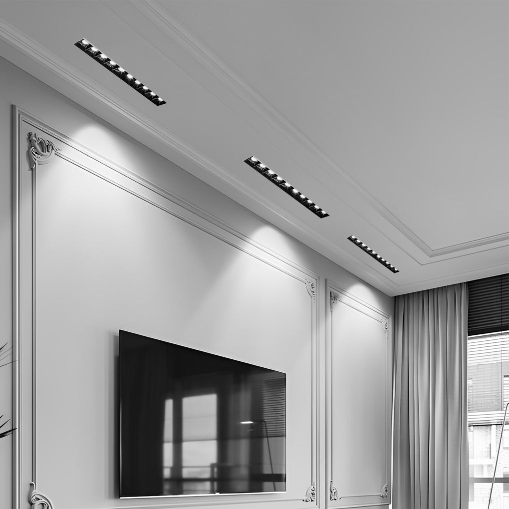 LED Linear Downlight Borderless Embedded Spot Ceiling Light