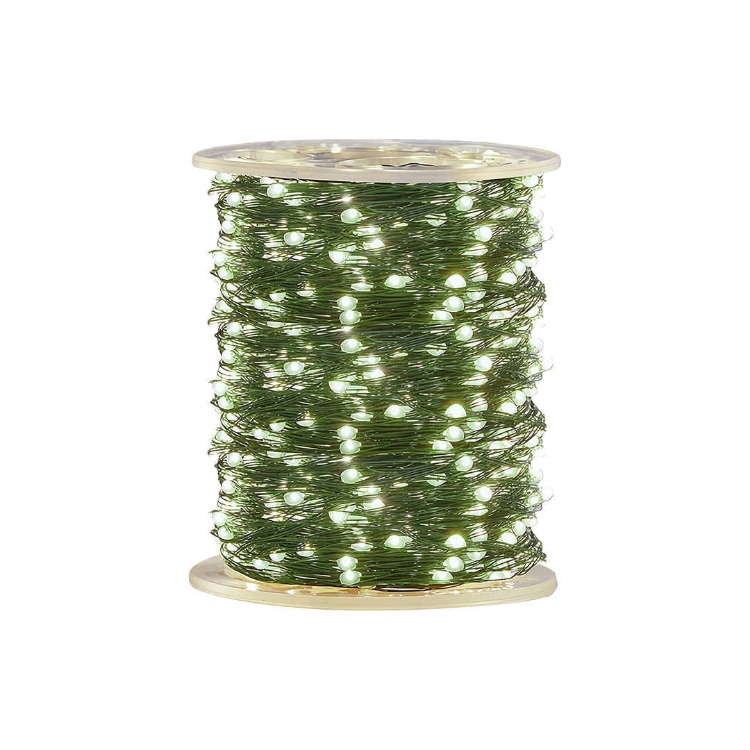 Green String Christmas Lights Copper Wire LED Lights