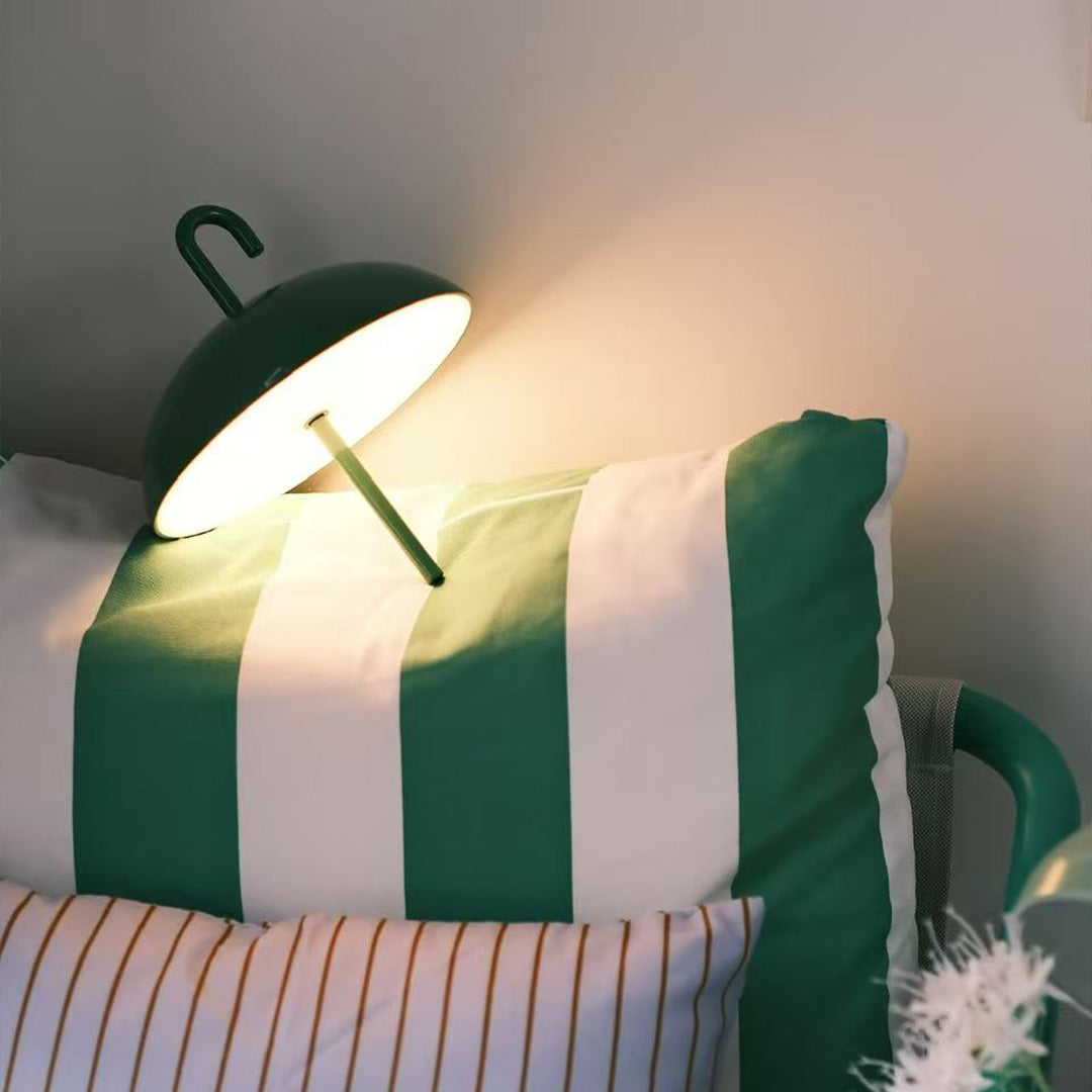 USB Rechargeable Table Lamp Portable Umbrella Dimmable LED Touch Lamp