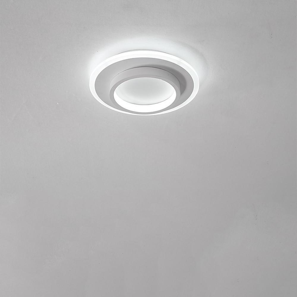 Modern Layered LED Light Ring Ceiling Fixture | Flush Mount 3 Circle Lamp