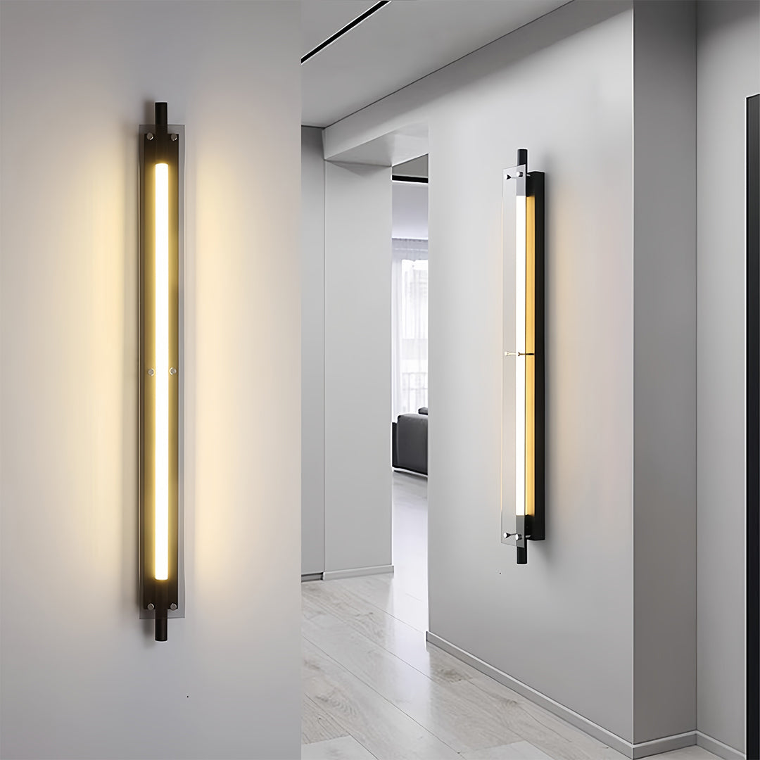 LED Wall Strip Lights Black for Hallways Up-Down Linear Lamp