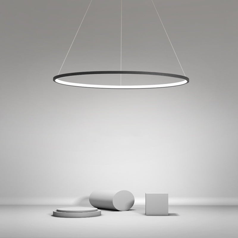 Circle Linear Modern Chandelier Ceiling Lights