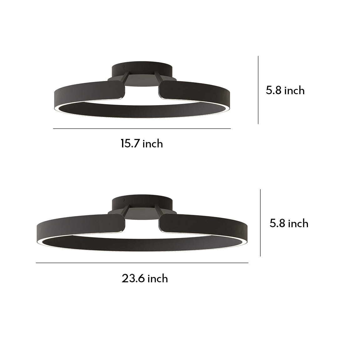 Halo Flush Mount Ceiling Light Minimalist Creative Light