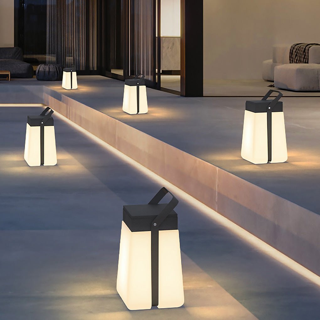 Hanging Solar Lantern Lights Portable Minimalist Waterproof Light