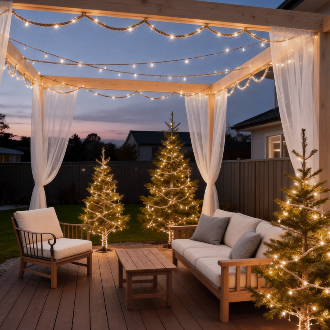 Hemp Rope Light Retro Decorative LED String Lights