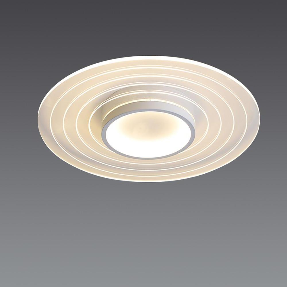 Multiple Circles Dimmable LED Modern Flush Mount Lighting Ceiling Lights for Bedroom