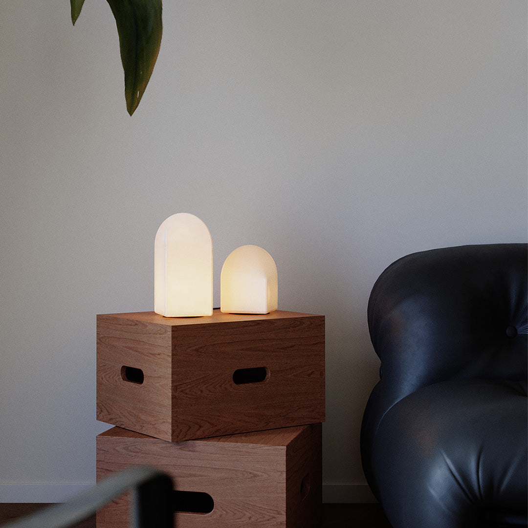 Modern White Table Lamp Creative Ambient Night Light