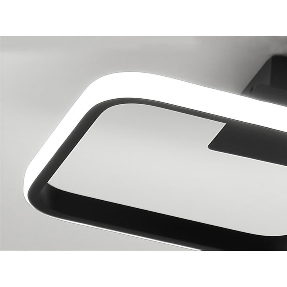 2 Square Acrylic LED Flush Mount Ceiling Light for Corridors