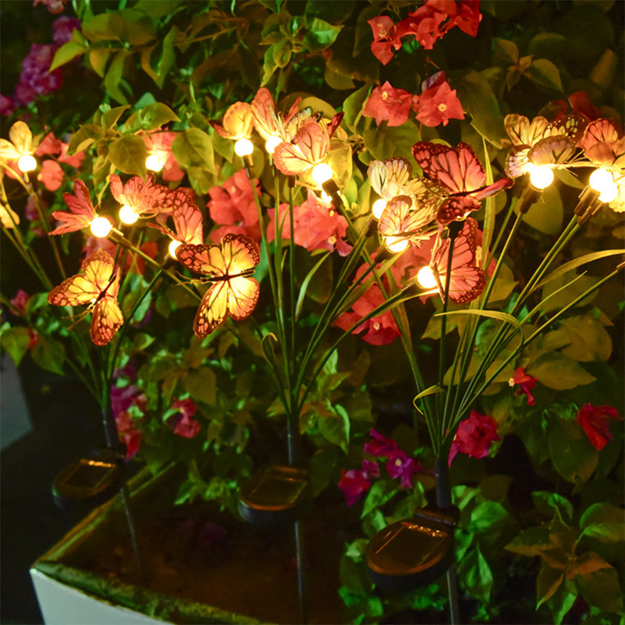 Six-Head Butterfly Solar Garden Lights