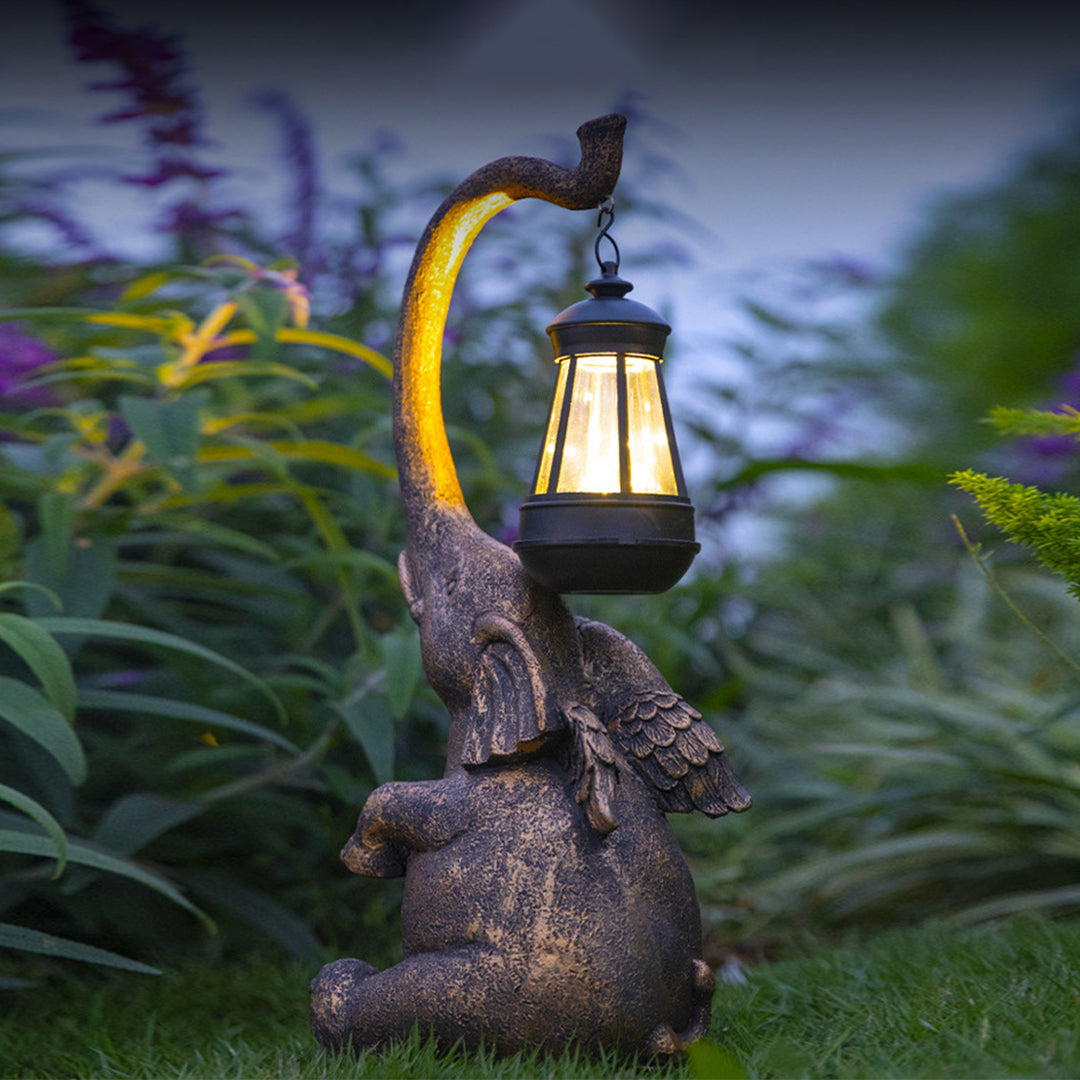 Resin Garden Solar Animal Lights