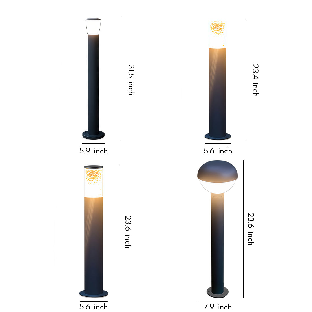 Industrial Bollard Lights Outdoor Waterproof Ambience Lamp