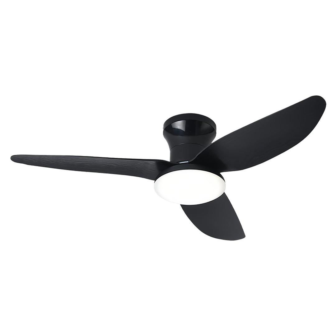 Ceiling Fan with Dimmer Light Modern Small 3-Blade and Remote Quiet