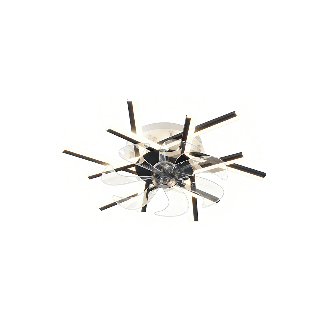Metal Ceiling Fan with Light Iron Body Industrial Fan Light