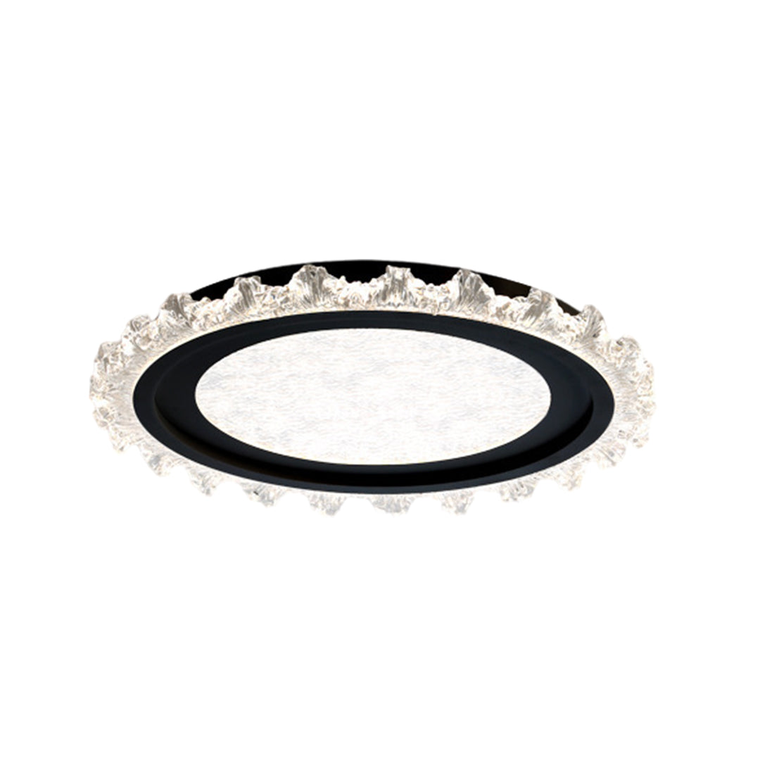 White Round LED Ceiling Light French wide-spectrum Ultra-Thin Flush Mount Light