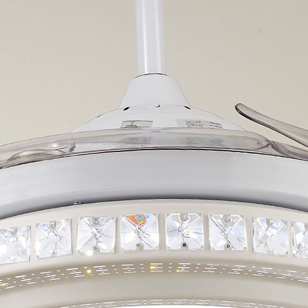 Intelligent Frequency Conversion Dimming LED Invisible Ceiling Fan Chandelier