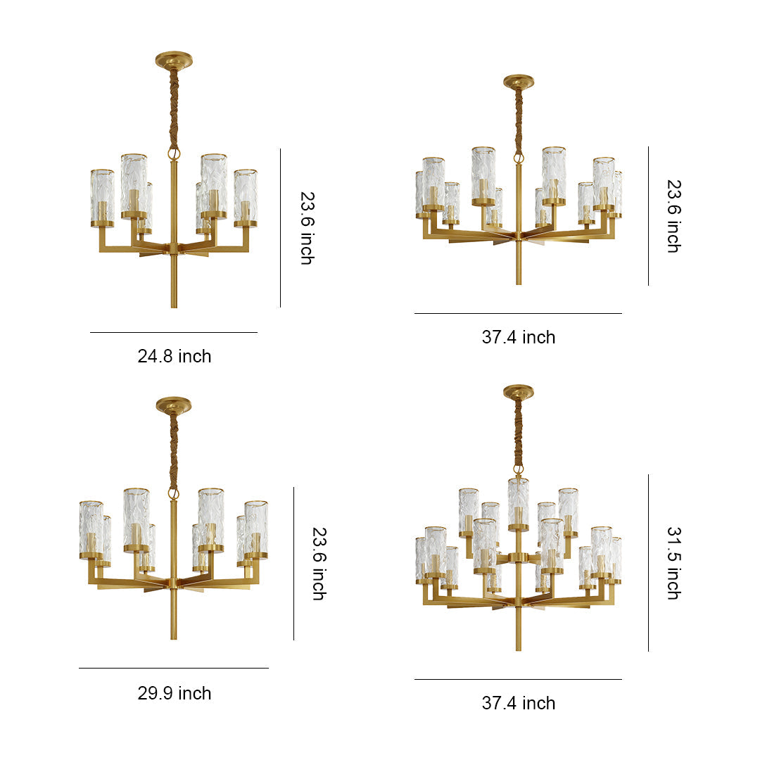 Island Chandelier Modern Luxury Minimalist Glass Ceiling Light
