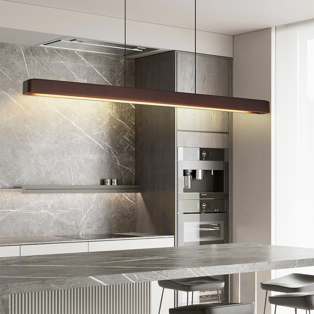 Island Linear Pendant Lighting Japanese Minimalist Ceiling Lights