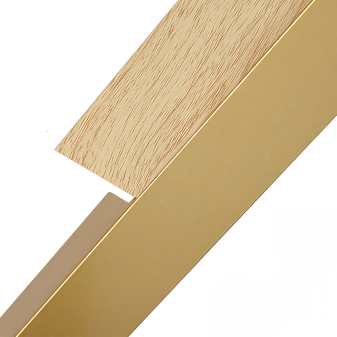 Linear LED Wall Light Nordic Minimalist Gold Iron White Acrylic Lamp