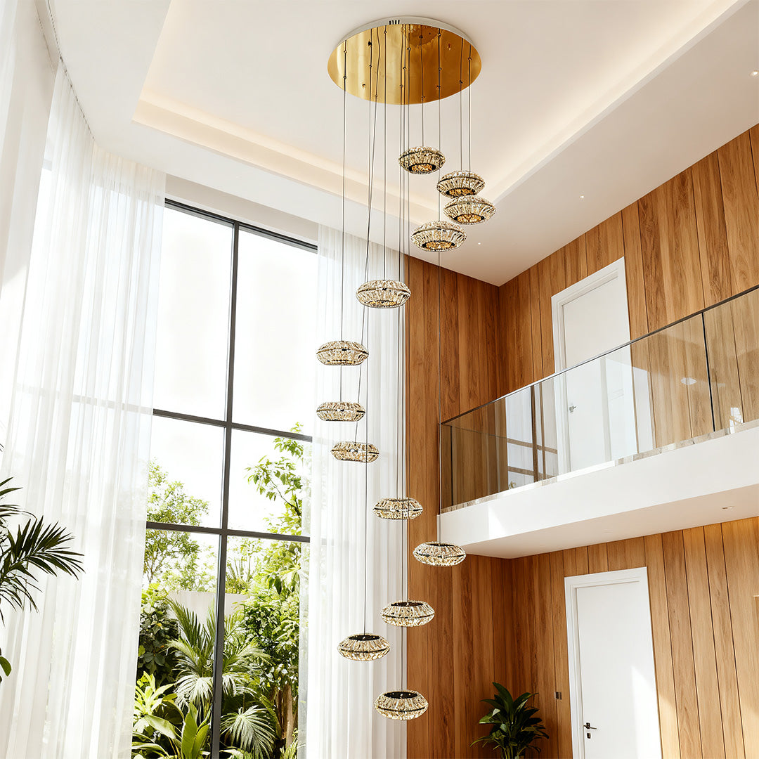 Italian Style Chandeliers Duplex Luxury Ceiling Lights