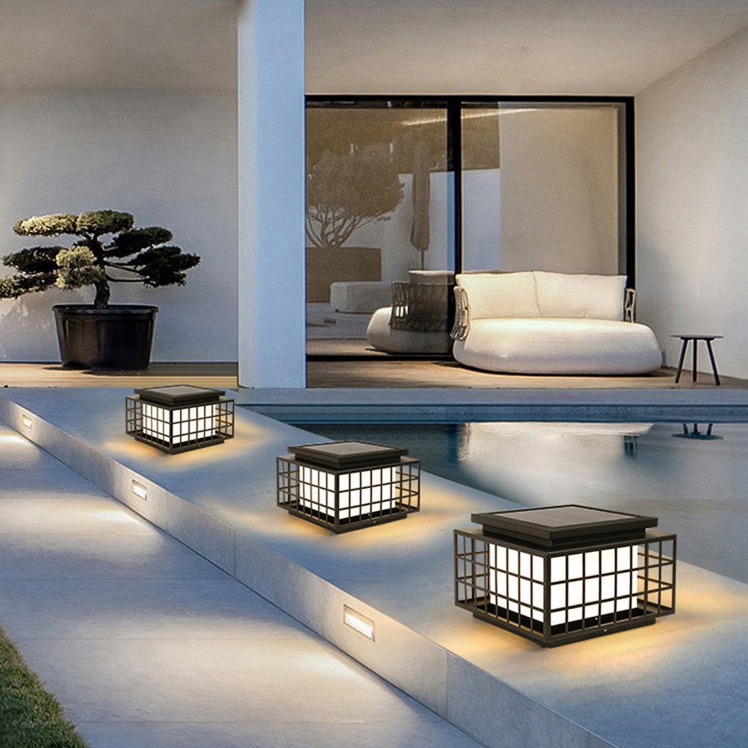 Stainless Steel Modern Pillar Lights