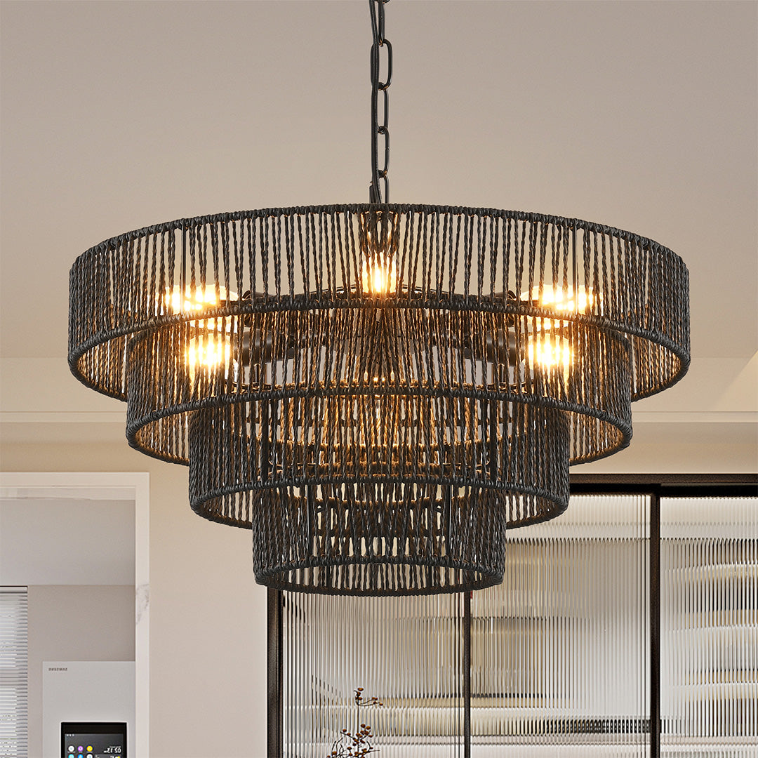 Japanese Style Chandeliers Zen-Inspired Creative Art Ceiling Lights