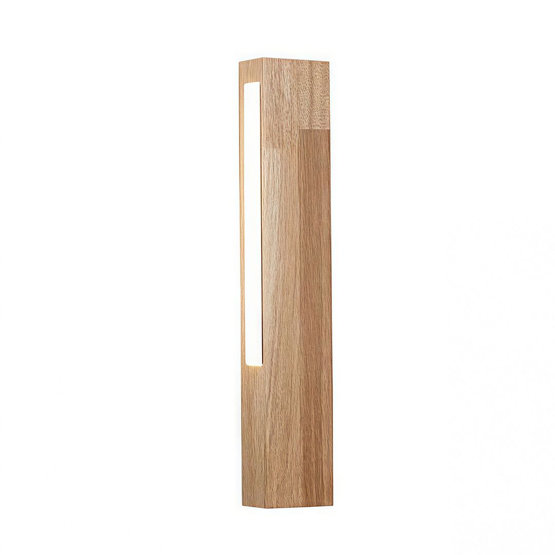 Japanese Wall Light for Bedside Aluminum Wood LED Lamp