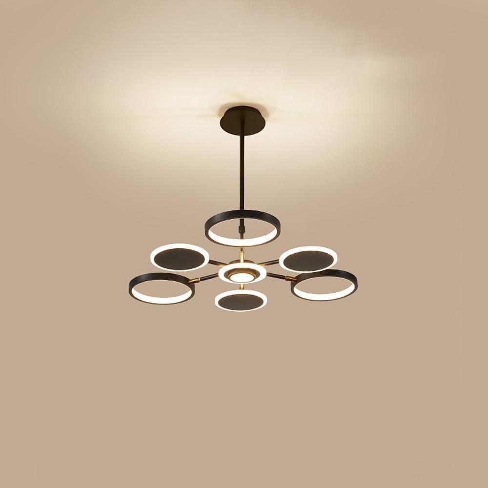 Multi Circle Design Pendant Lighting Acrylic Aluminum Alloy LED Ceiling Lights