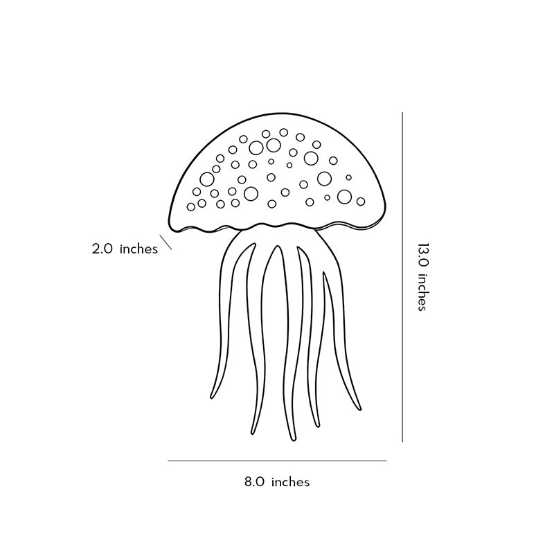 Jellyfish Wall Light Creative LED White Modern Decorative Light