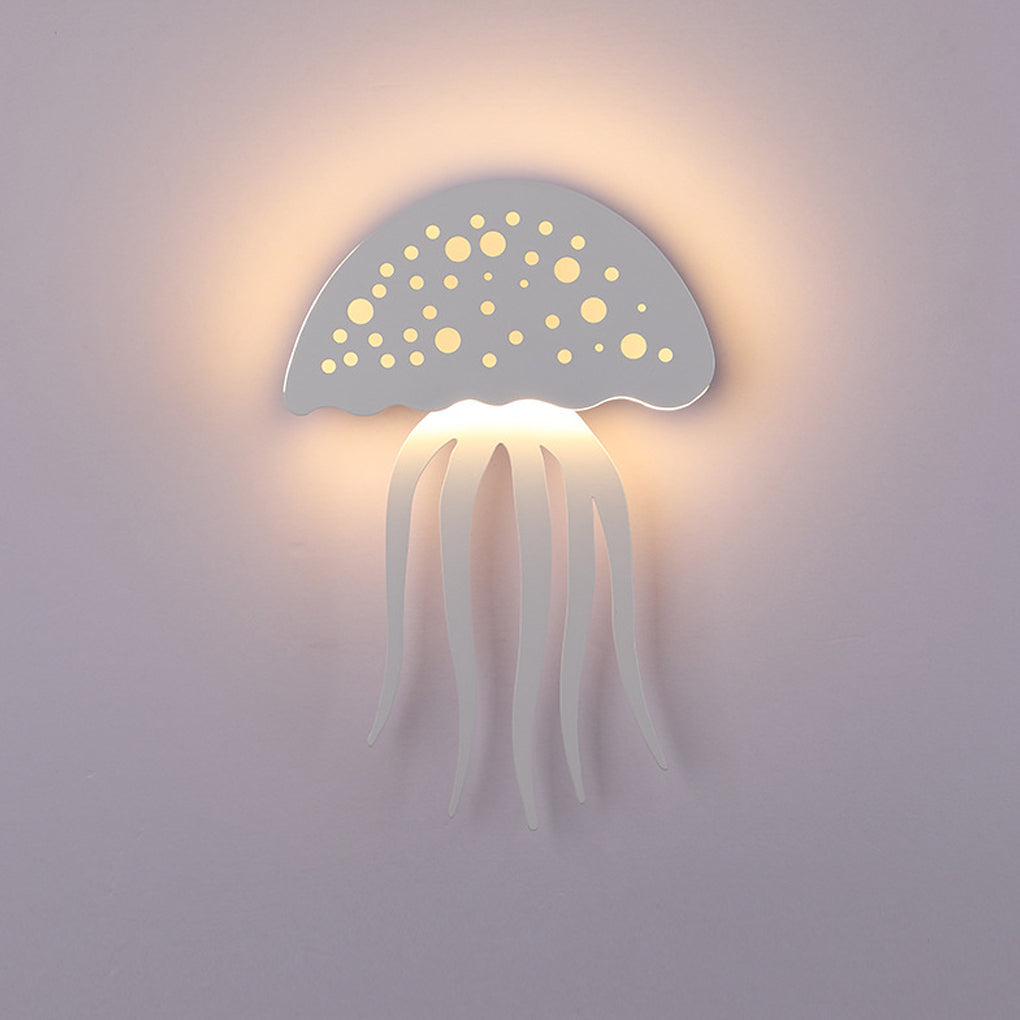 Jellyfish Wall Light Creative LED White Modern Decorative Light