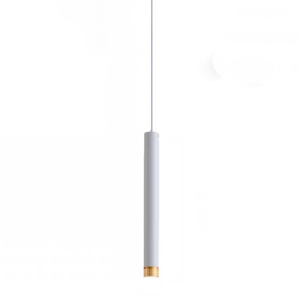 Elongated LED Industrial Linear Pendant Light Metal Hanging Lighting