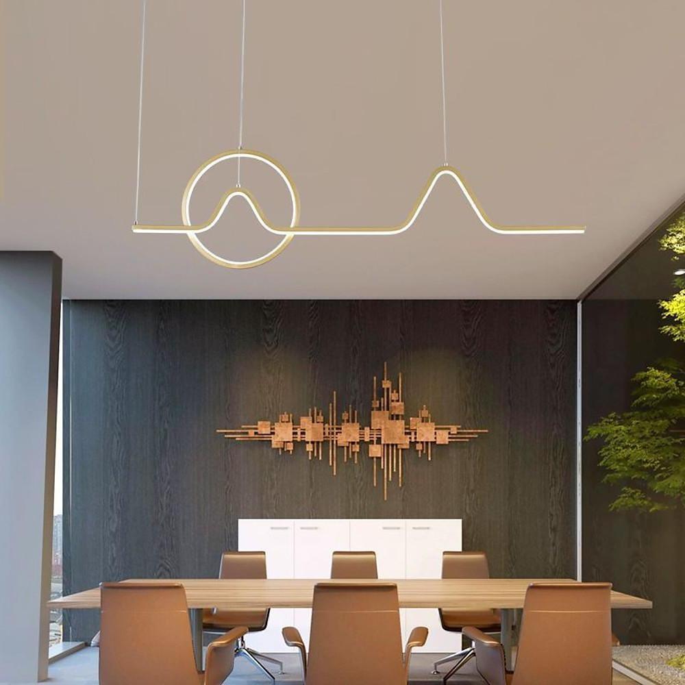 Minimalist Waves Circles Design Pendant Lighting Modern LED Ceiling Light